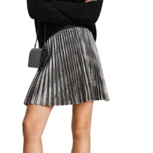 ALL SAINTS Phia‎ Snake Skirt in Black - Picture 1 of 11